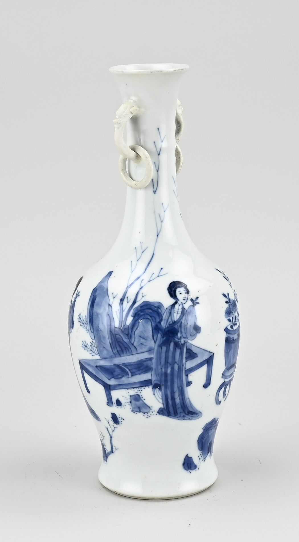 Chinese vase, H 25.5 cm. - Image 3 of 3