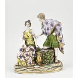 Porcelain figure group