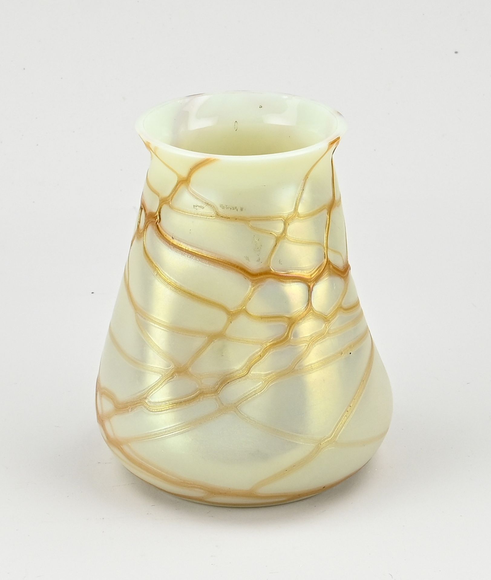 Bohemian Art Nouveau vase, H 14.5 cm.