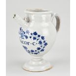 18th century Delft syrup pot