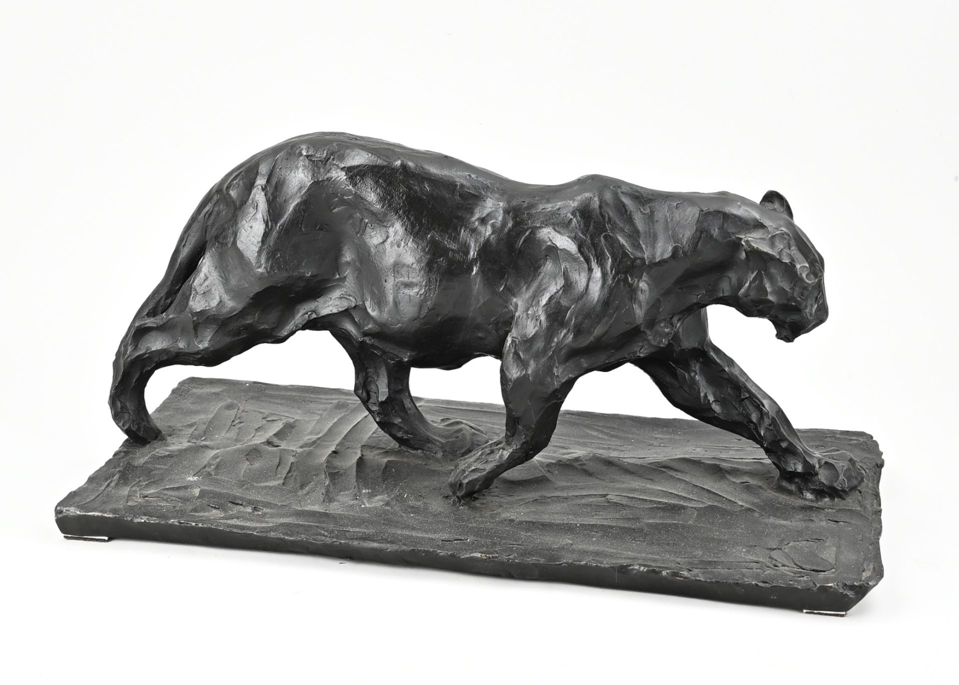 Bronze panther after Bugatti