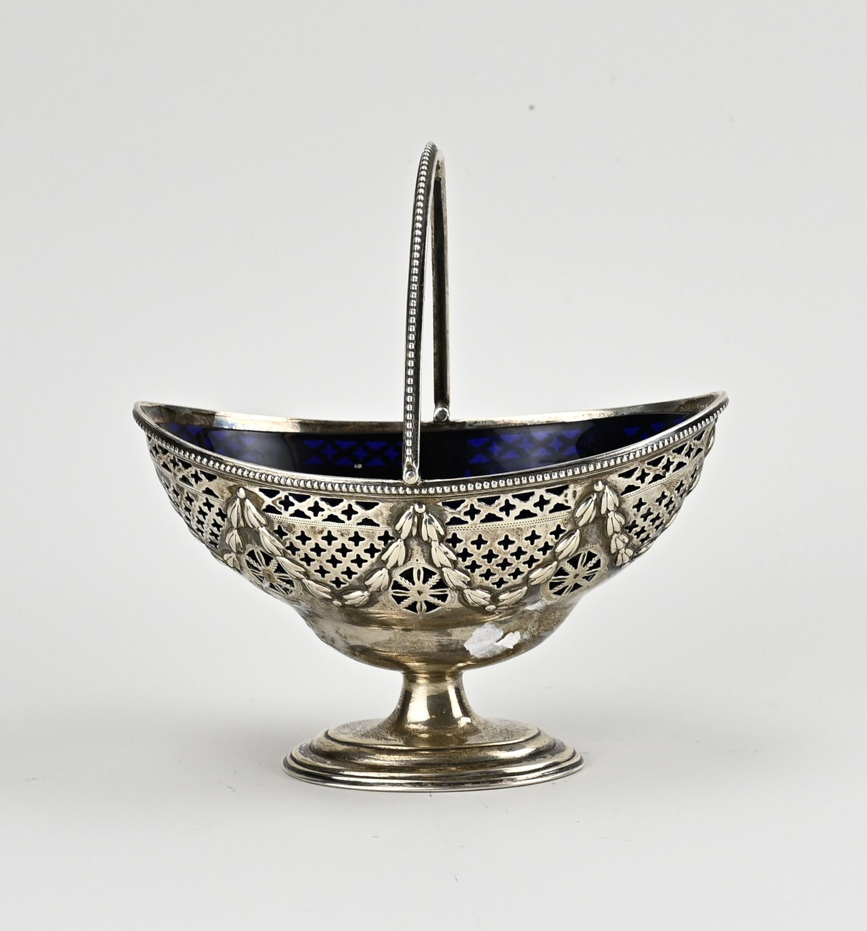 English silver basket