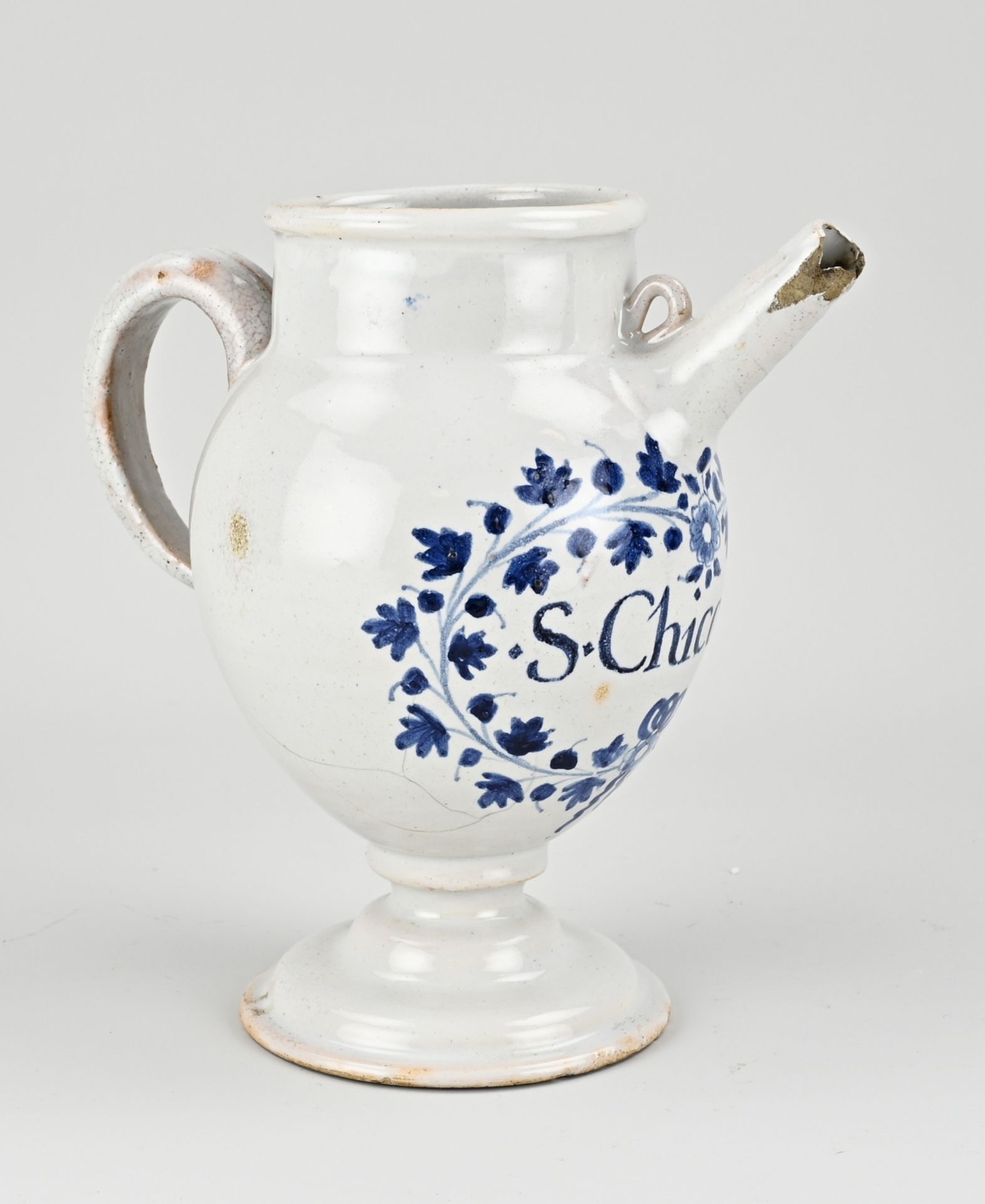 18th century Delft syrup pot - Bild 2 aus 3