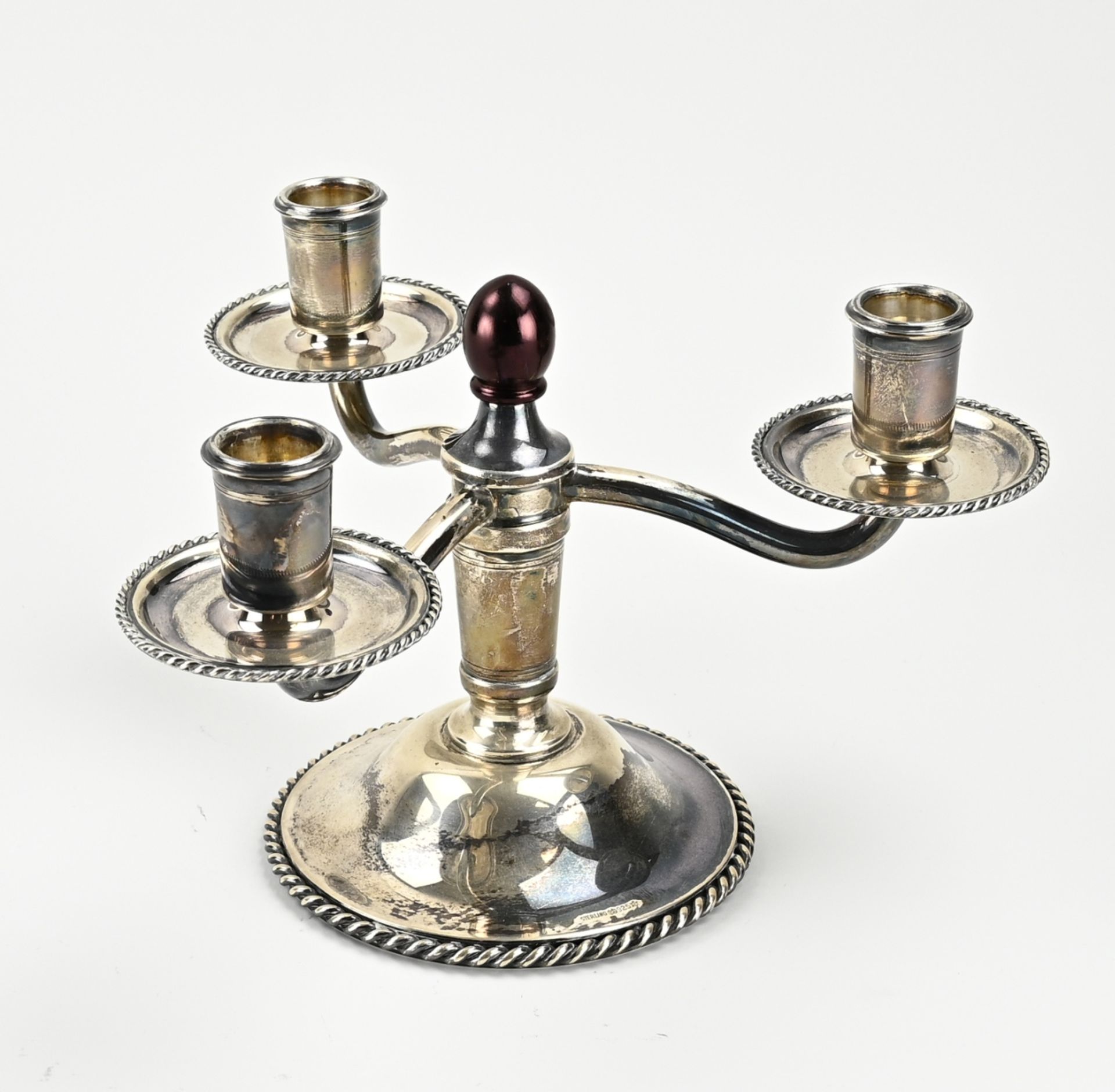 Silver candlestick