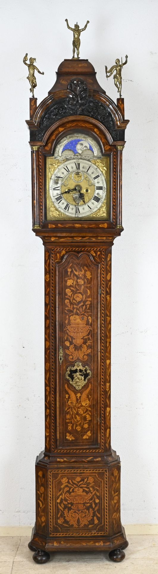 Amsterdam longcase clock, H 275 cm.