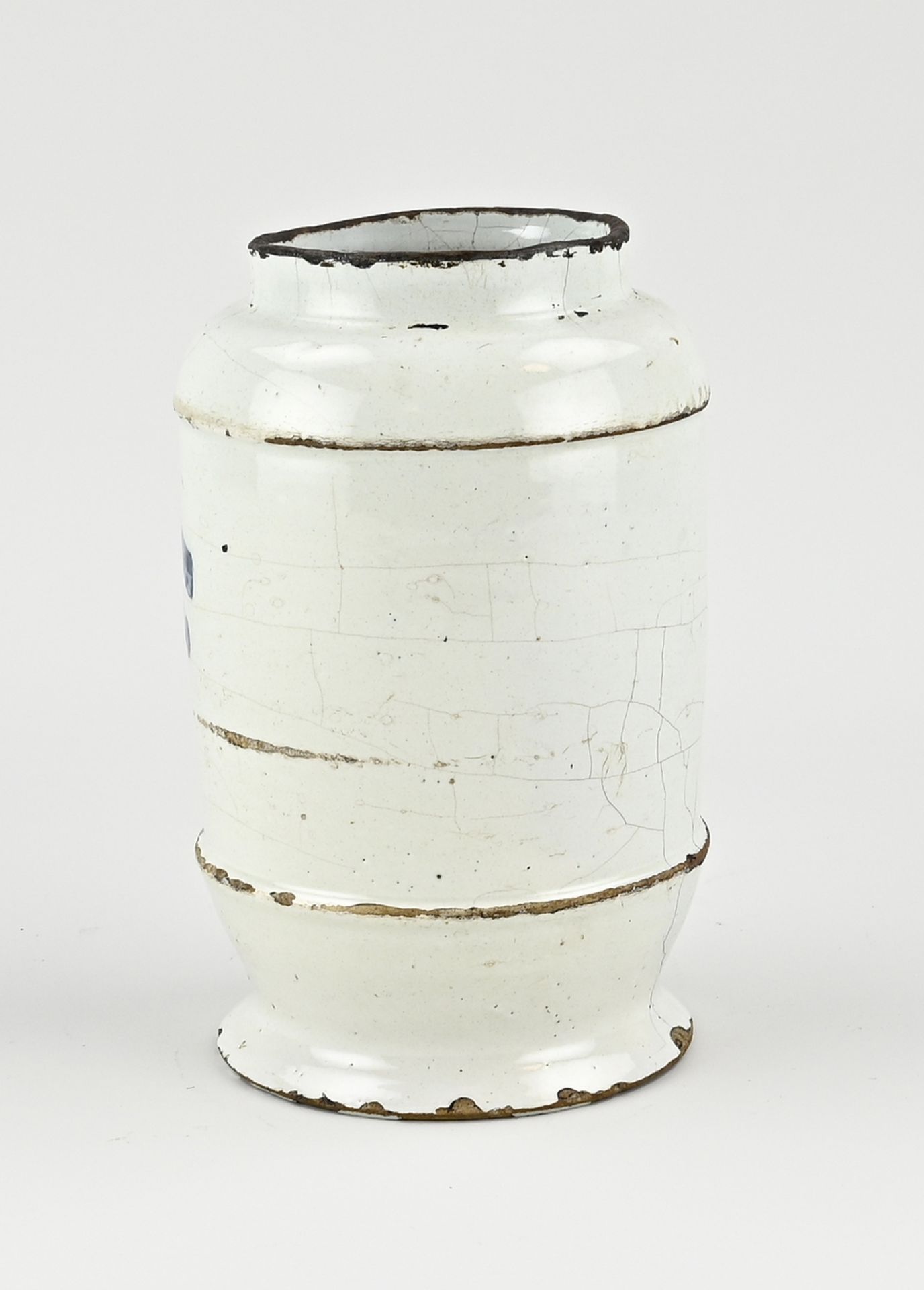 Delft apothecary jar - Image 2 of 3