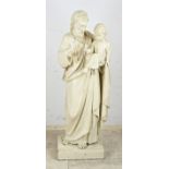 18th - 19th Century ecclesiastical statue, H 137 cm.