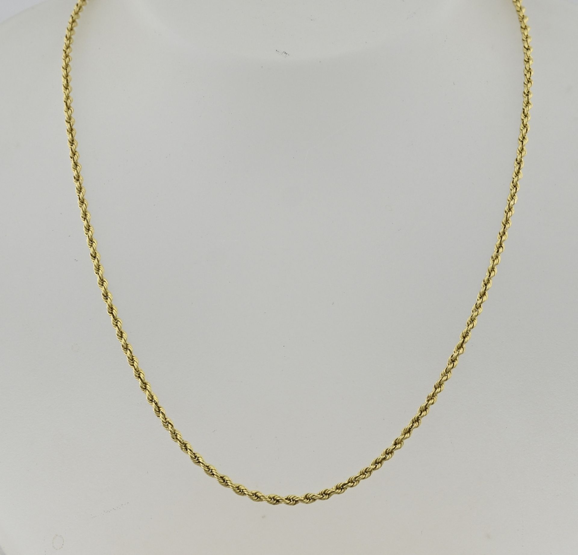 Gold cord necklace