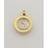 Chopard gold pendant with diamond