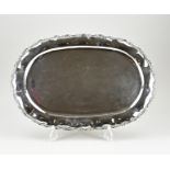 Large silver tray