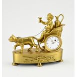 French chariot pendulette, 1820