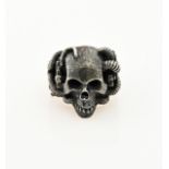 Silver ring skeleton