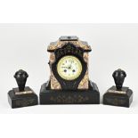 3-piece French clock set