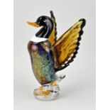 Glass Murano duck