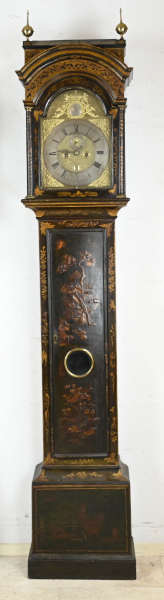 English grandfather clock, H 235 cm.