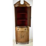 Oak corner cabinet