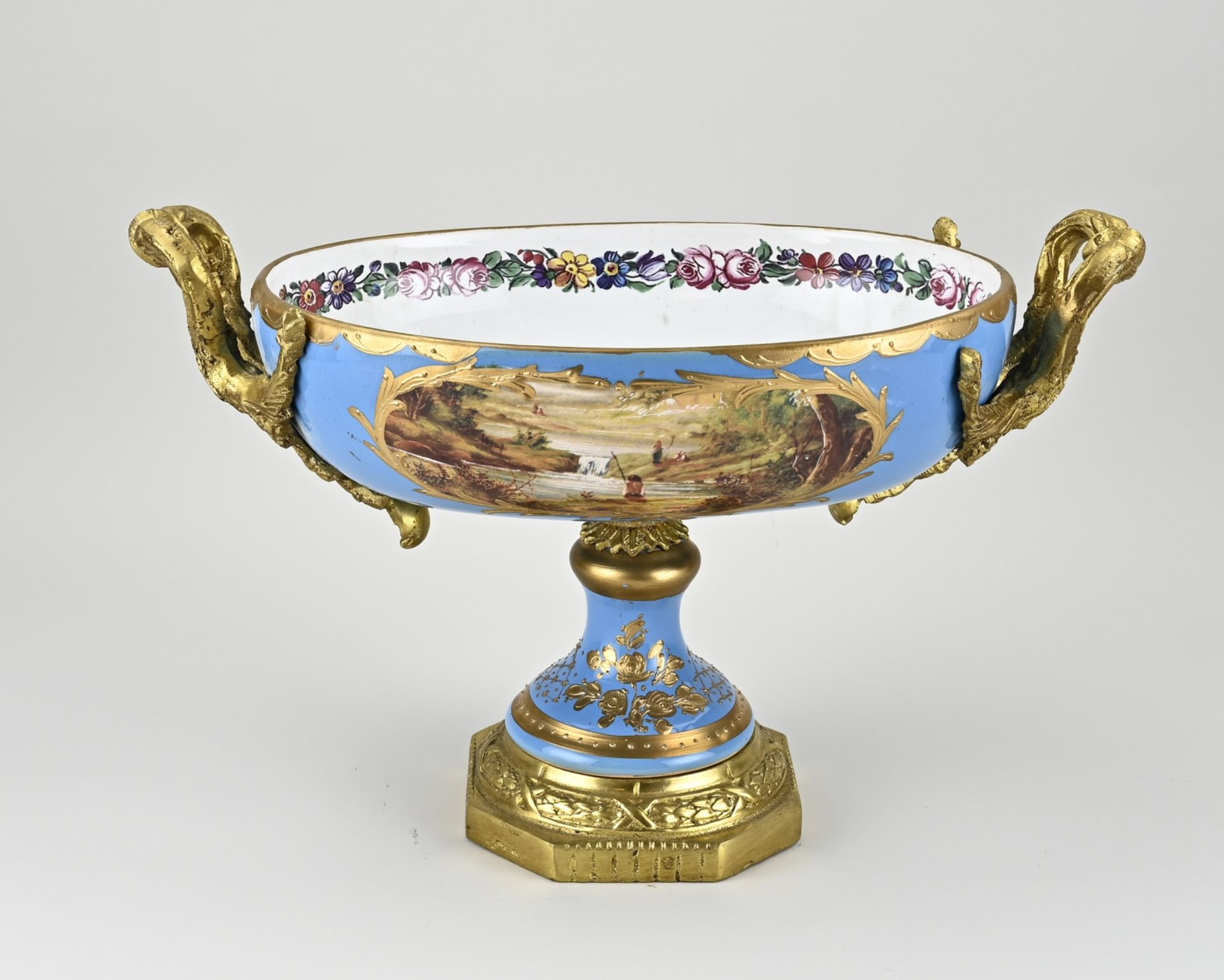 Sevres style table bowl - Image 2 of 2