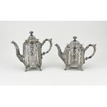 Silver coffee & teapot