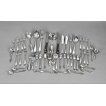 Lot of various silver cutlery