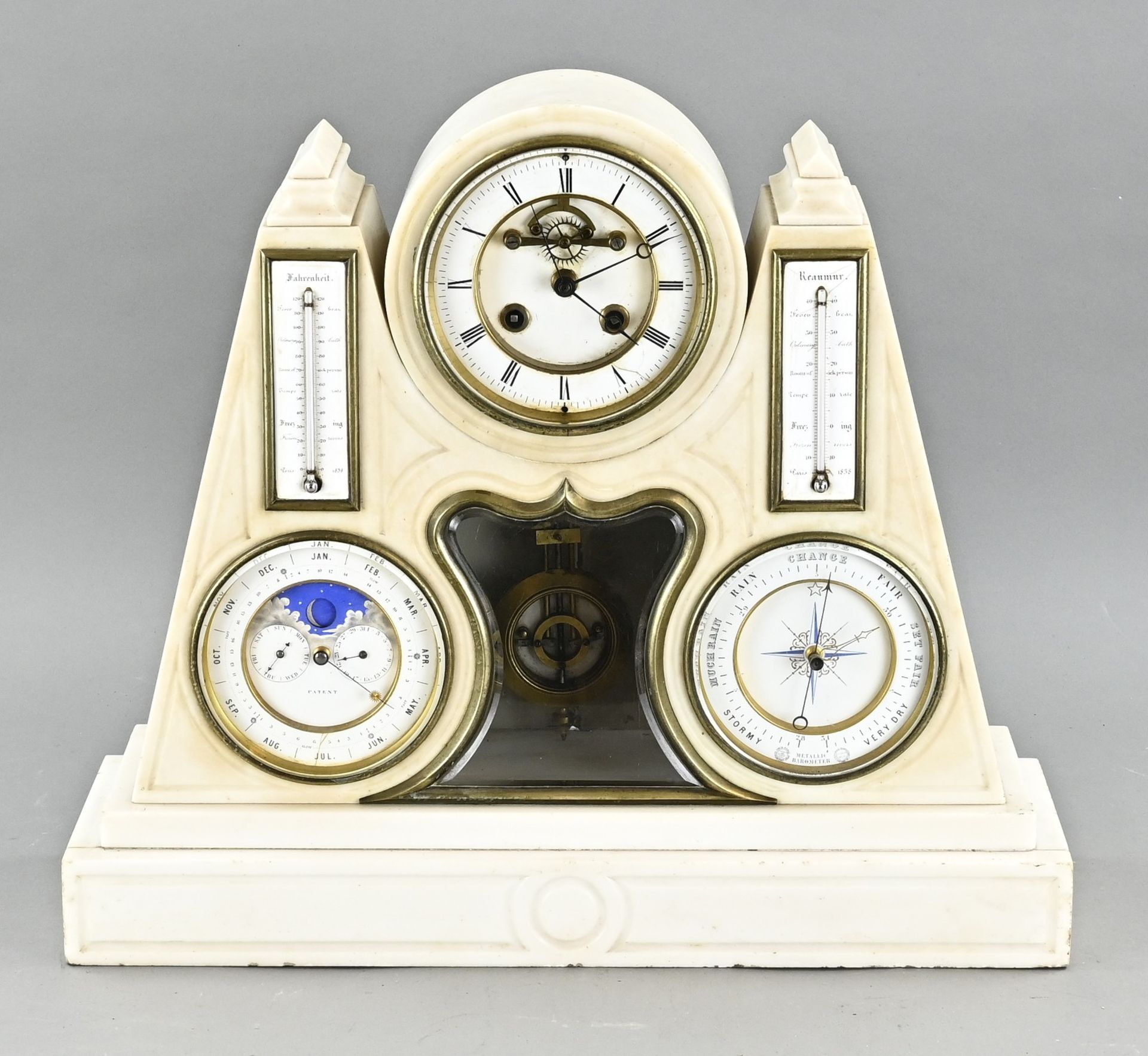 French brocot mantel clock, 1900