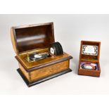 Reuge music box + records