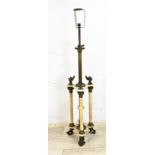 Antique floor lamp, H 169 cm.