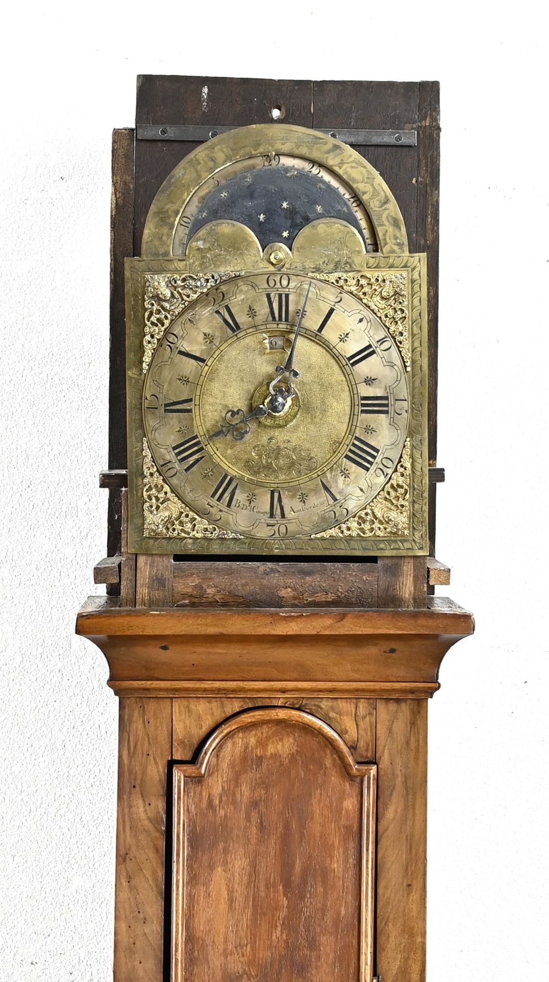 Amsterdam grandfather clock, H 230 cm. - Image 2 of 3