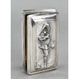 Antique silver tobacco box