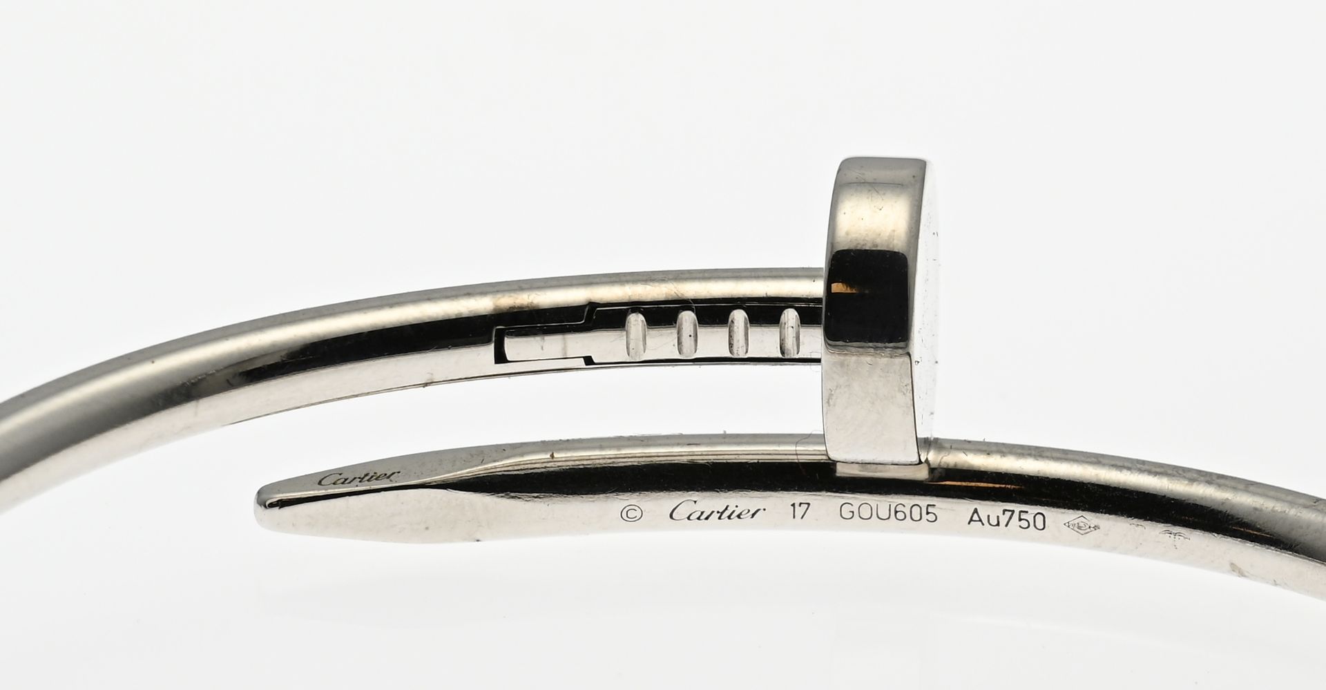 White gold Cartier bracelet - Image 2 of 2