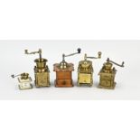 5x Antique coffee grinder