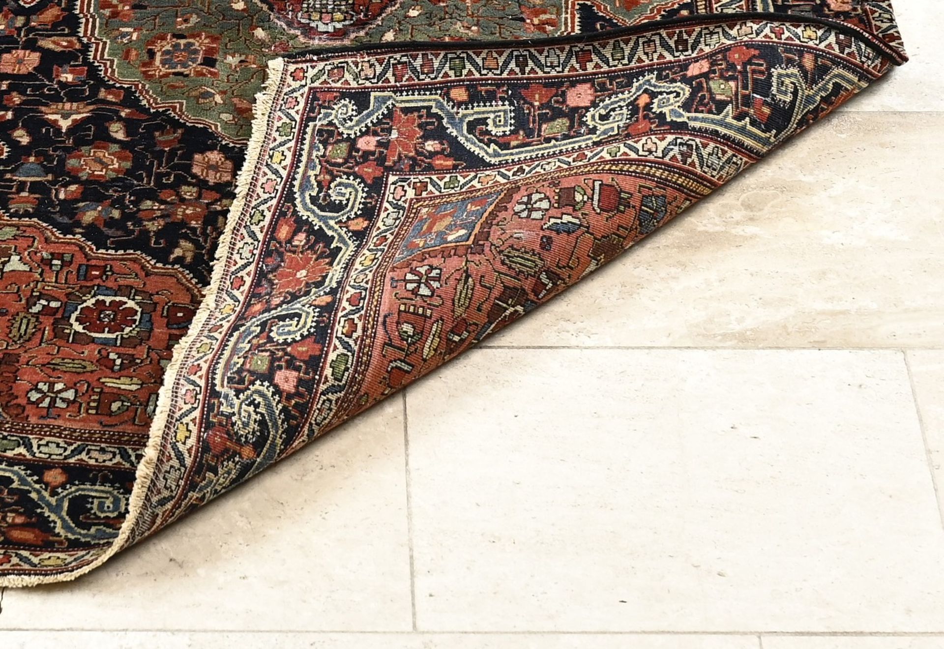 Persian rug, 155 x 110 cm. - Image 2 of 2