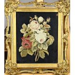 Embroidery in frame