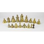 Lot of brass table bells