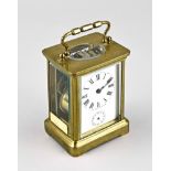 French travel alarm clock, 1900