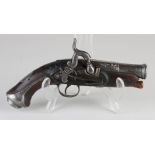 Antique percussion pistol, L 22 cm.