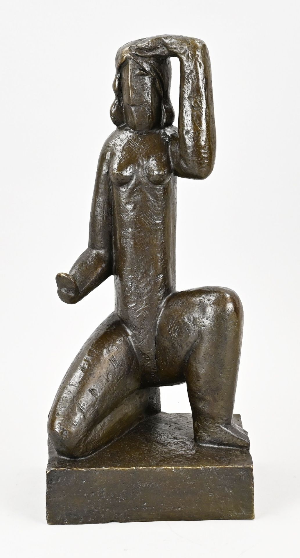 Bronze figure, Female nude