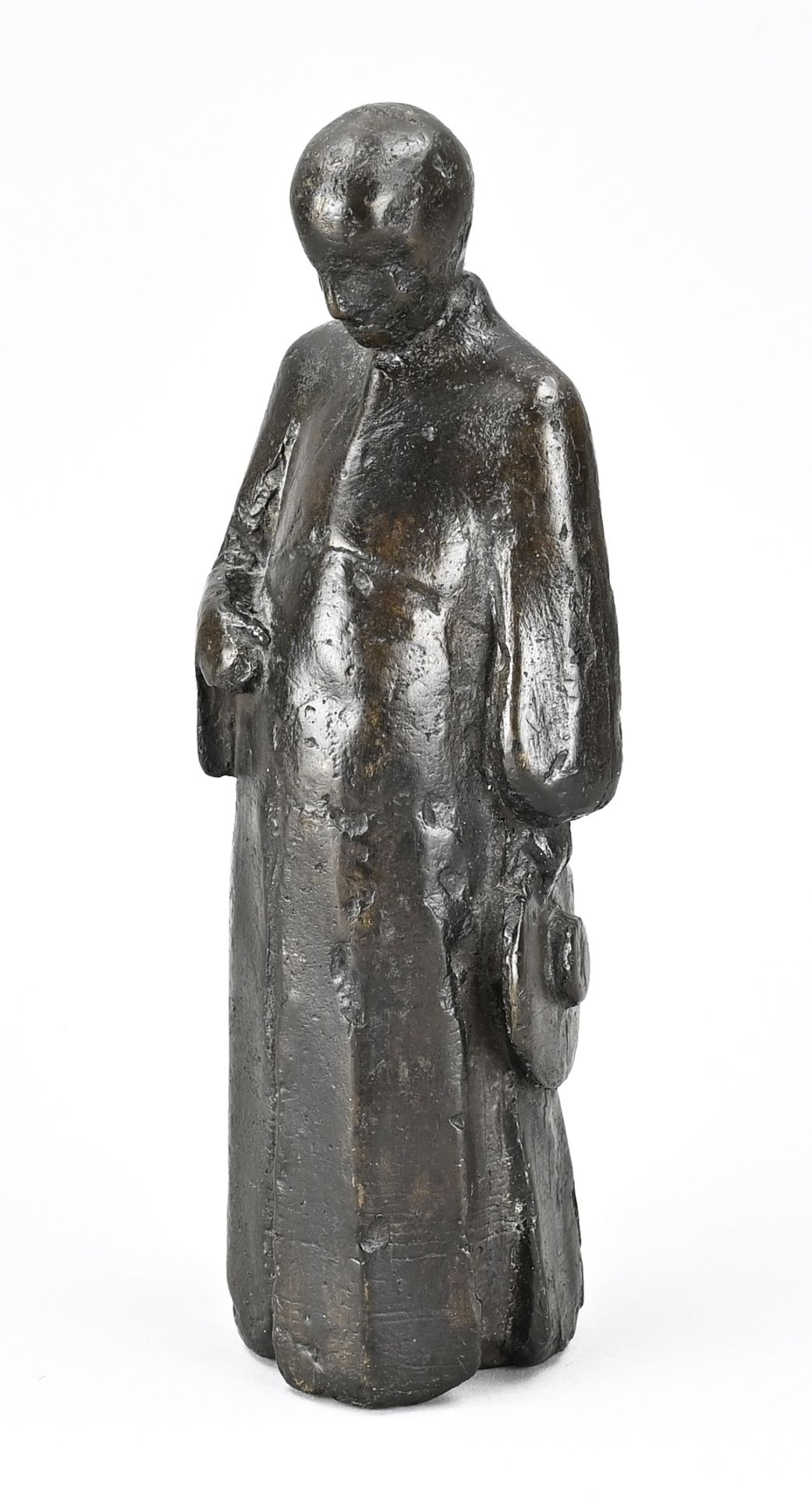 Bronze figure by Jaap Hartman, H 24.5 cm.