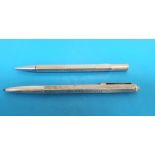 Silver Propelling Pencil and Pen Set for Consett Iron Company