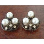 Pair of Pearl Clip On Earrings