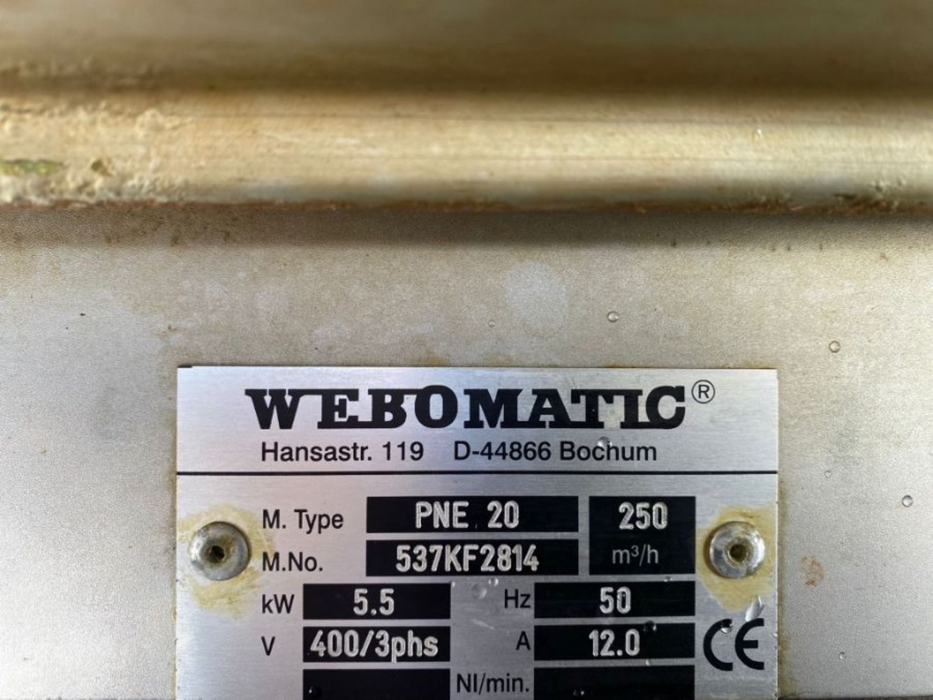 WEBOMATIC AUTOMATIC DOUBLE CHAMBER VACUUM PACKER - Image 9 of 9