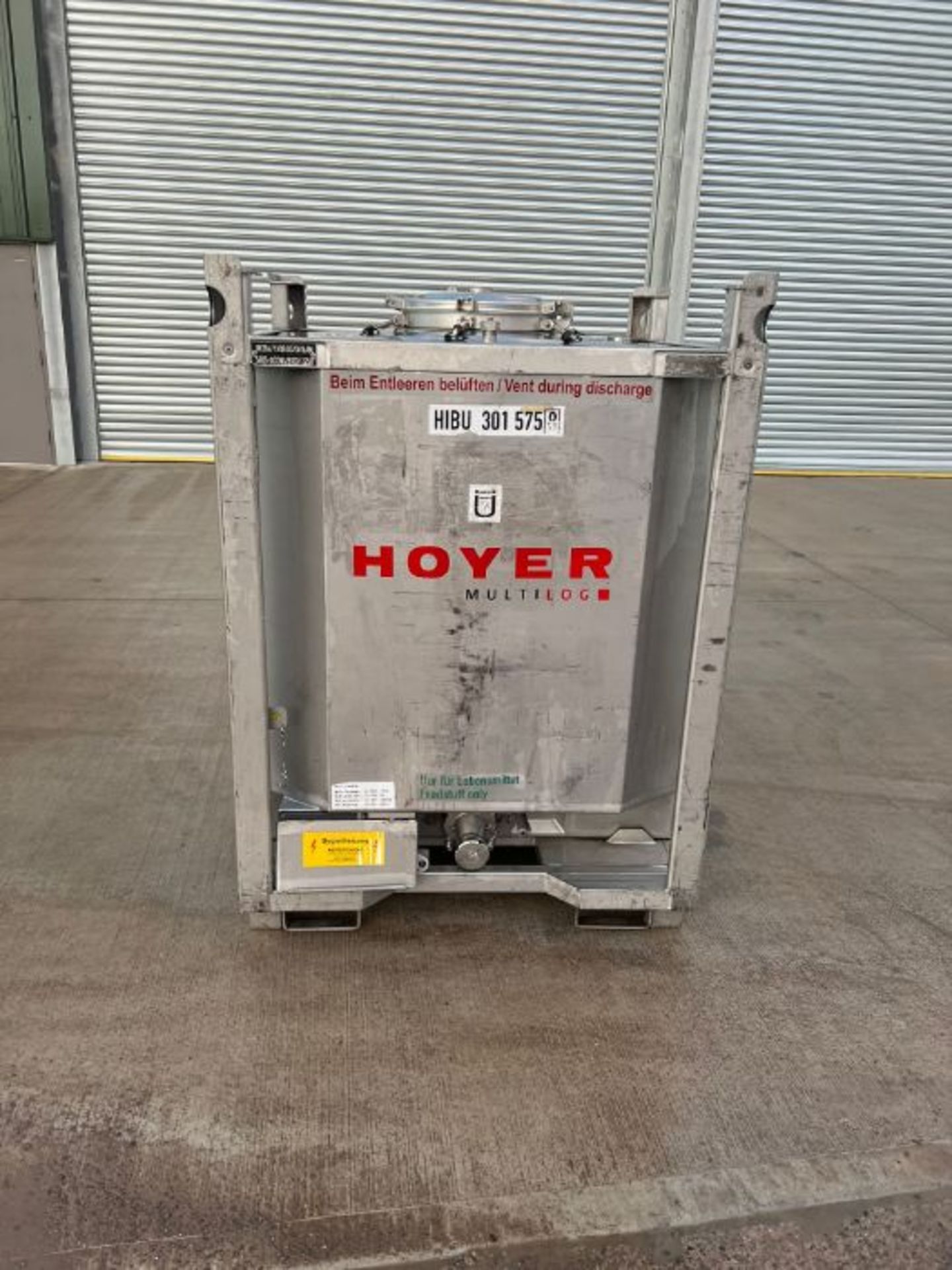 HOYER 1000 LITRE TANK