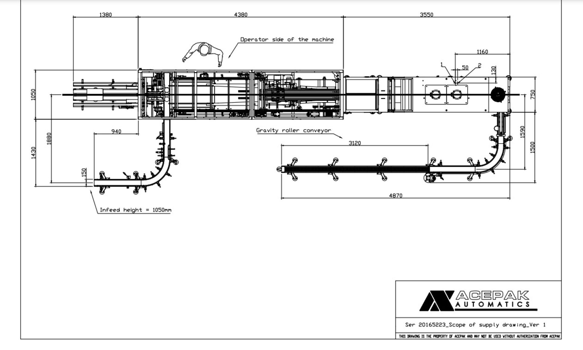 ACEPAK AUTOMATIC TRAY ERECTOR AND SHRINKWRAPPER - Image 12 of 12