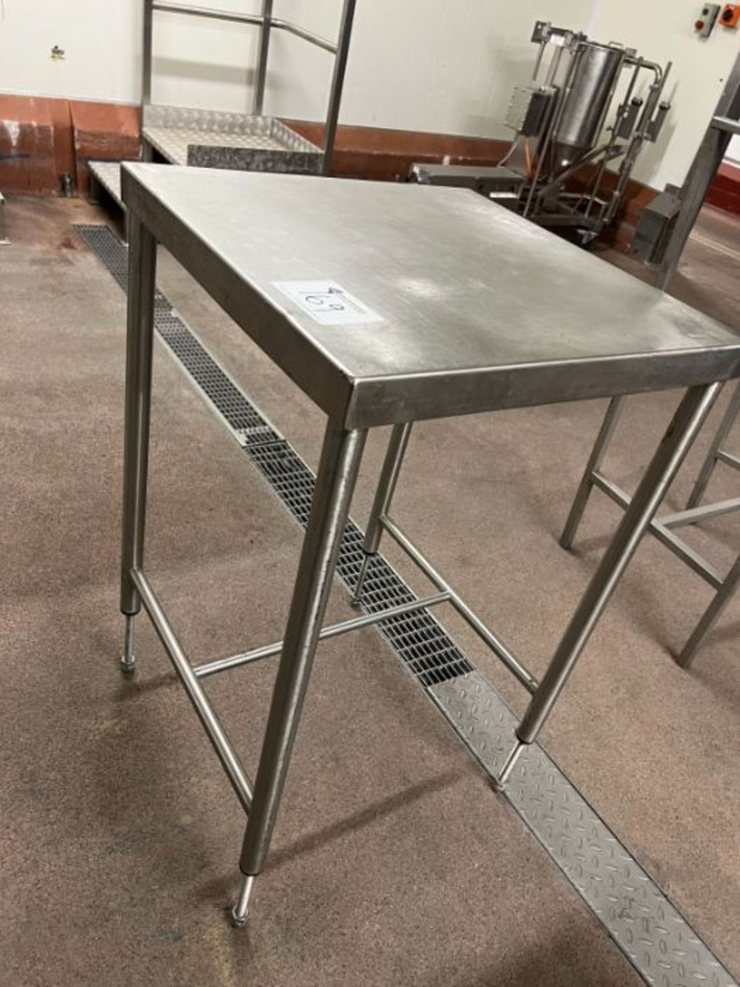 STAINLESS STEEL TABLE - Image 2 of 2