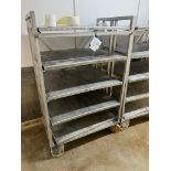 STAINLESS STEEL MOBILE TROLLEY