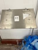 STAINLESS STEEL WALL MOUNTED CLIP BOARD