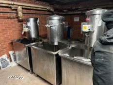 3 X MEAT MIXING TANKS