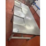 STAINLESS STEEL WEIGHING TABLE