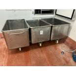 3 X 400 LITRE TOTE BINS