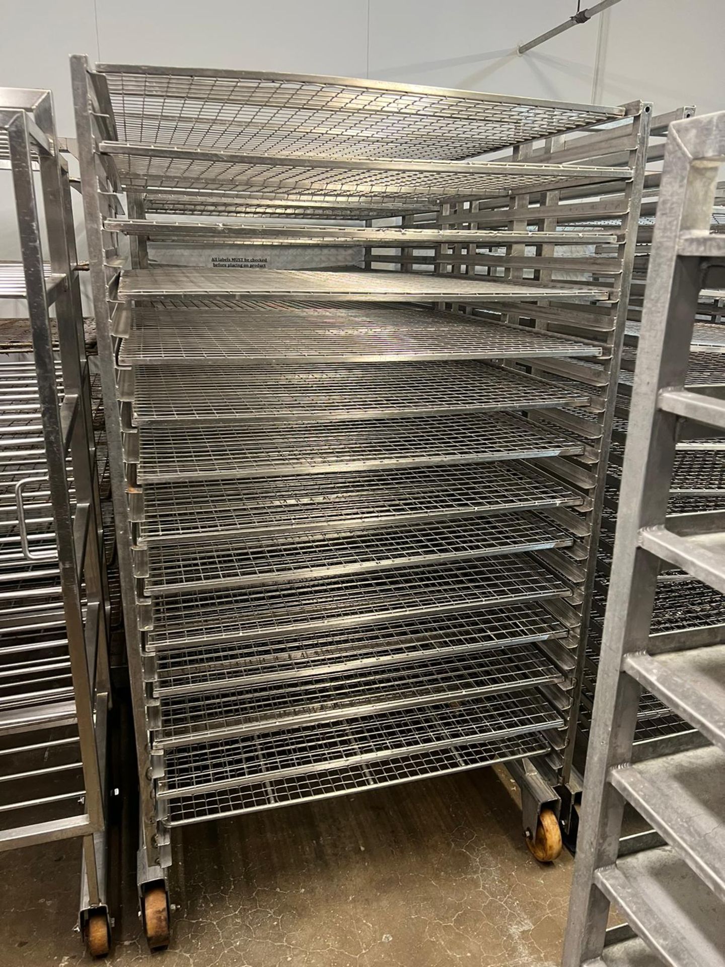 6 X STAINLESS STEEL TROLLEYS - Image 3 of 3