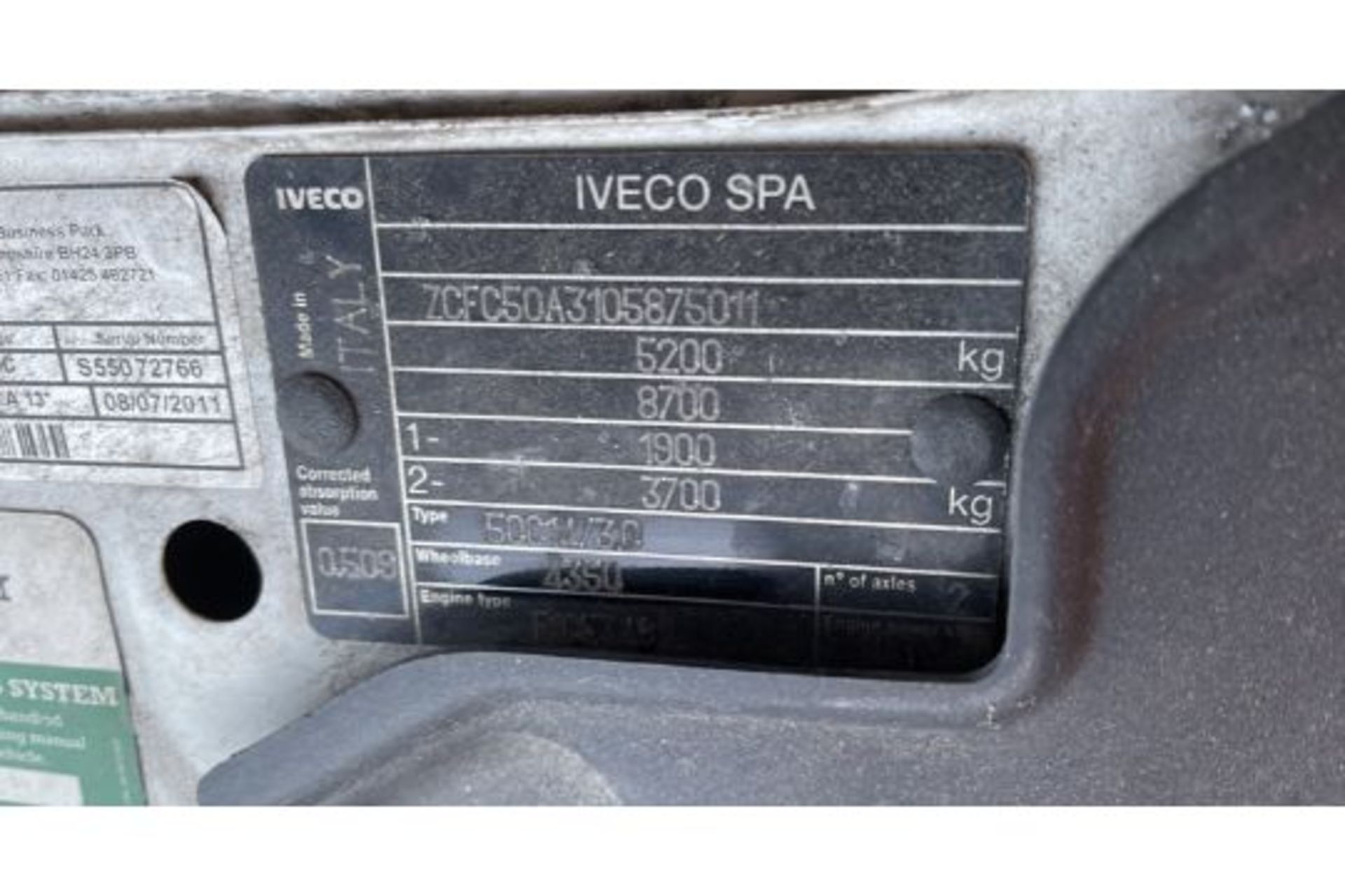 2011 IVECO DAILY 50C14 - Image 21 of 25